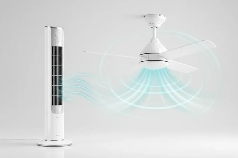 Tower Fan vs. Ceiling Fan: Which is Better for Your Home?